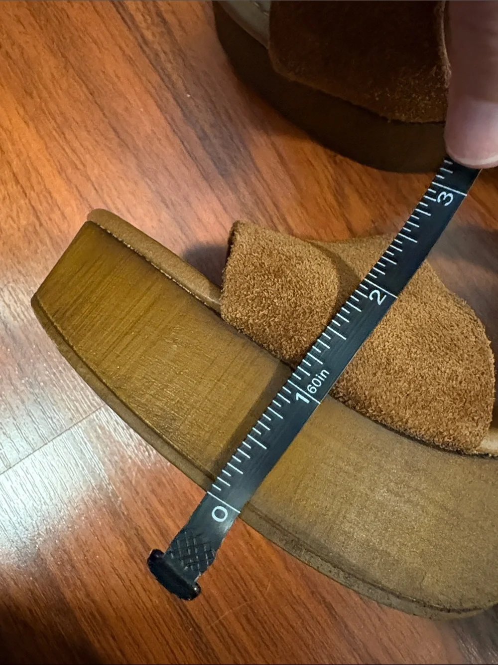 Seychelles Brown Suede Platform Sandals